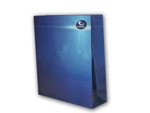 Wholesale Blue Color Paper Bag , Custom Printing Paper Bags For Shopping from china suppliers