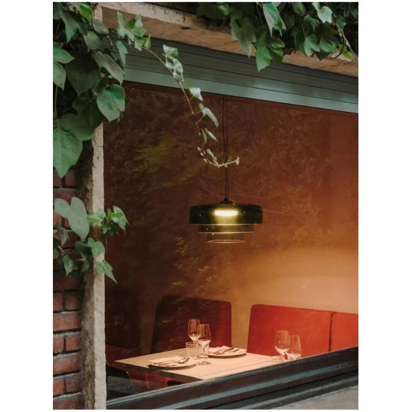Simple Vintage Glass Lampshade Pendant Lamps Minimalist Dining Room Cafe Bar LED Chandelier （WH-AP-674）