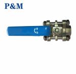 3-pc full port ANSI stainless steel ball valve