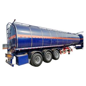 Wholesale Stainless Steel Fuel Oil Tank Semi Tanker Trailer 3 Axles 24V Electrical System from china suppliers