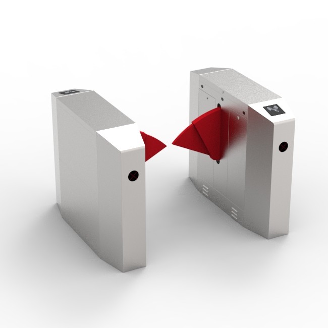 Classic Soft Flap Barrier Turnstile Low noise Access Control Turnstile Gate