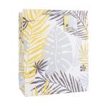 Custom design women's t-shirt packaging paper bag clothing shopping bags