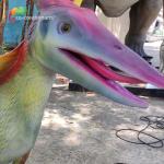 ISO 110VAC Realistic Dinosaur Animatronic Pterosaur Playground Equipment
