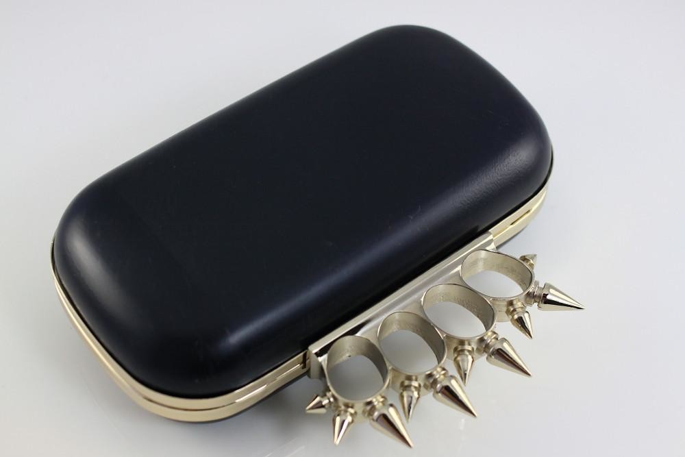 Knuckle Duster Spikes Gold Purse Clutch Frames 205*105mm