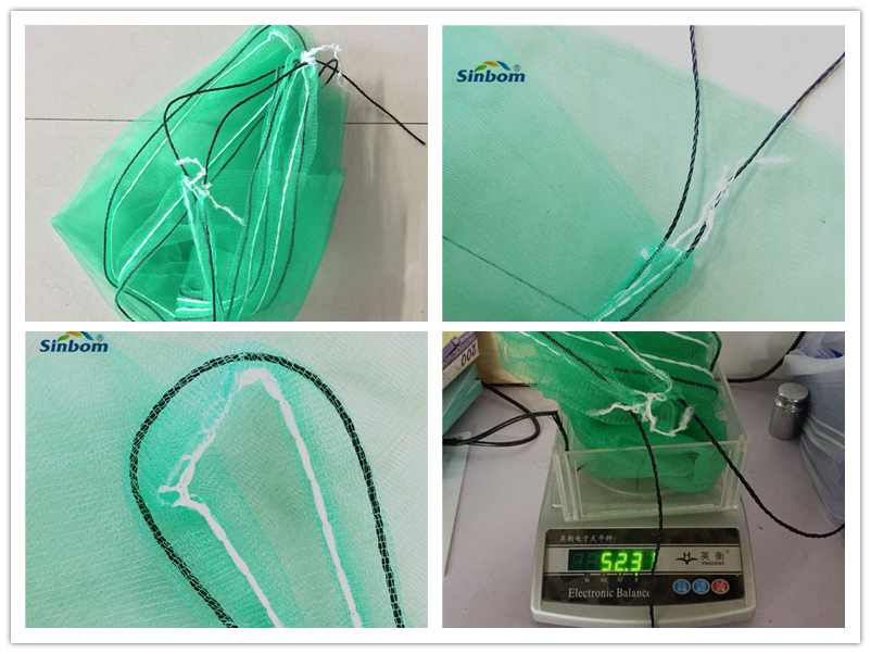 70*90cm/80x100cm HDPE Monofilament Mesh Date Collecting Leno Bags for Palm Cover