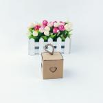 Whitecard Recycled CMYK Wedding 260g Kraft Paper Gift Boxes