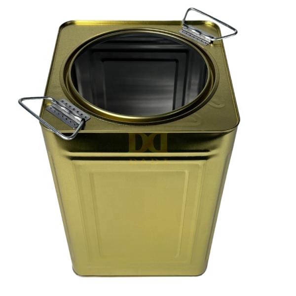 DADI Square Metal Packaging Tinplate Tea Can, Tea Tin Box Support Customized Printing