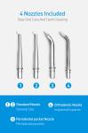IPX7 Dental Water Flosser Portable Water Jet Flosser 100% Waterproof Design