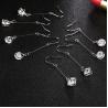 Buy cheap 2018 Fashion American style lady parts Earrings Ear Drops Silver Exported Korea from wholesalers