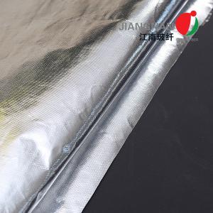 Wholesale Reflective Aluminum Foil Laminated Fiberglass Fabric Fire Prevention from china suppliers