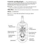 Waterproof Instant Read Thermometer For Cooking Food , Barbecue , Grill , Oven