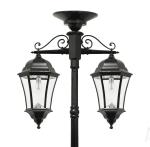 Aluminum Cast Iron Light Pole For Garden Street Lighting Outdoor Lamp Post