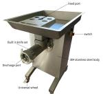 Industrial Frozen Commercial Meat Mincer Machine Automatic 1000kg/H