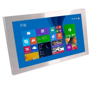 Wholesale SUS304 Fanless Waterproof Panel Pc 1.5mm Frame 21 Inch Full IP67 FCC PoE from china suppliers