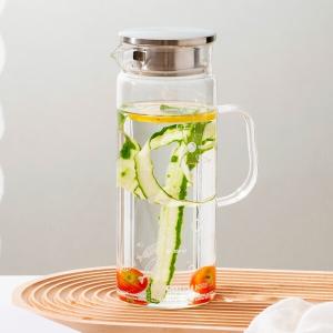 Wholesale Heat Resistant Transparent Glass Pitcher 48 Oz Hand Blown For Hot Liquids from china suppliers