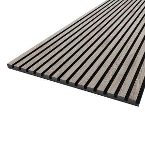 Wholesale Office Studio Akupanel Wooden Slatted Sound Absorbing Proofing Wood Slat Wall from china suppliers