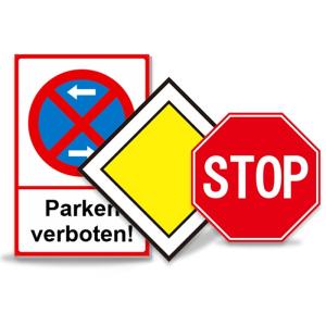 Wholesale 12x12 Inch Mandatory Vehicles Refelctive Traffic Signs Stop For Street Road from china suppliers