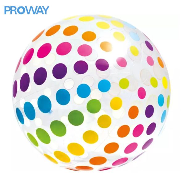 Custom Logo Beach Balls - Eco-thick PVC Inflatable Pool Balls CE/EN71 Certified for Summer & Events