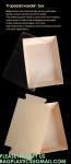 Wooden Food Packaging Box Cake Dessert Container With Plastic Cover, Take Out