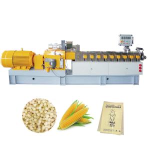 Wholesale Plant Fiber Based Biodegradable Granulator Granule making machine 100~280kg/h from china suppliers