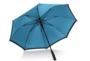 Wholesale Portable Rain Blue Double Canopy Umbrella Folding Fibglass Shaft / Ribs from china suppliers