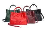 Genuine crocodile leather bag for women stylish high-capacity lady's handbag