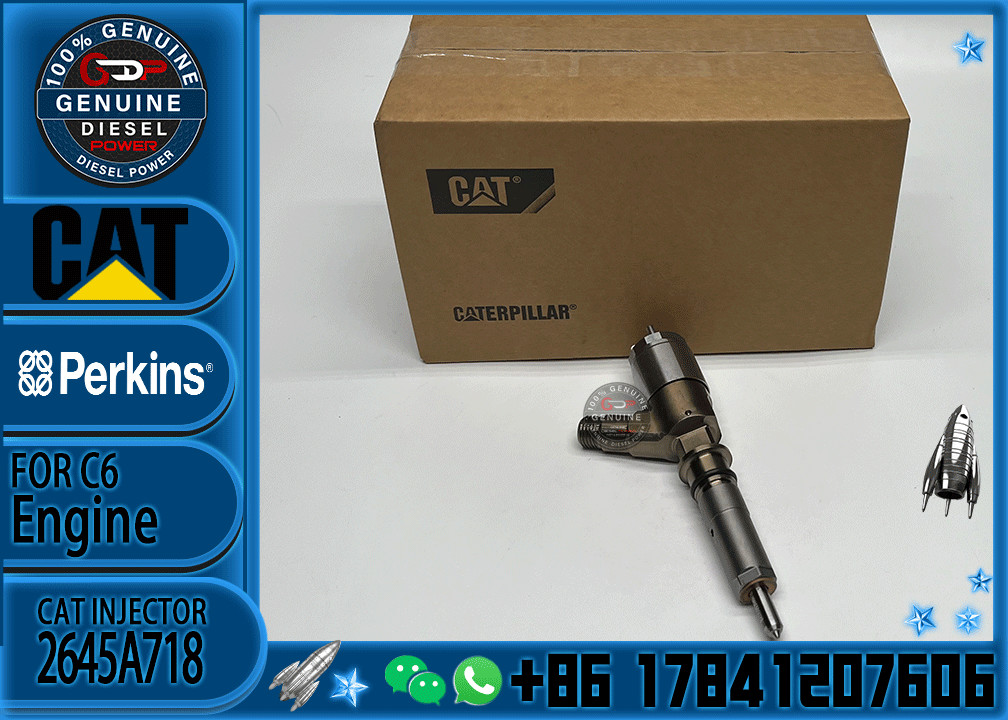 Diesel Engine Fuel Injector Excavator Accessories Diesel Motor Parts 2645A718 for Caterpillar CAT C4.4 320D