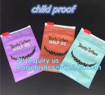 zipper, specialty zippers, valve, Clear opp square bottom gusseted candy bags,