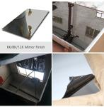 Food Grade 201 304 316 Grade 6K/8K/12K Mirror Finsh Stainless Steel Sheet