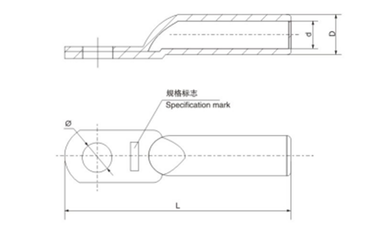 High Quality Aluminium Electric Power Terminal Cable Tubular Lug