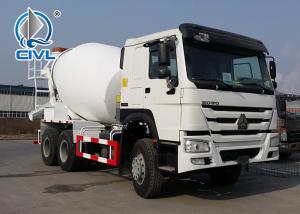 Wholesale White Concrete Mixing Equipment Sinotruk 6M3 Mixer Tank Truck 6x4 White Color With Italy Pto from china suppliers