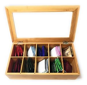 Wholesale bamboo tea box with 10 component acrylic tea box for factory price from china suppliers