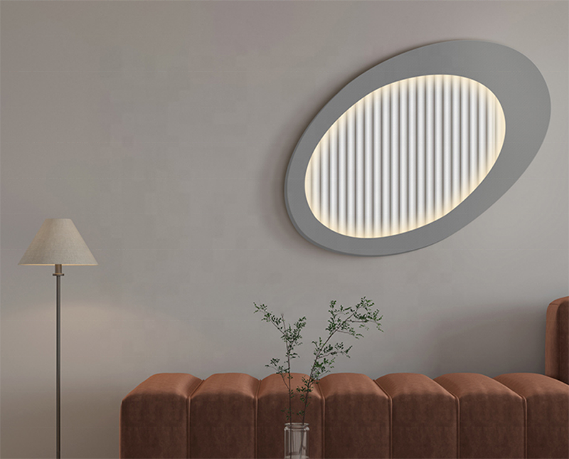 Home Decor Waterproof Wooden Artwork Led Light Wall Art 3d Wood Carving Painting