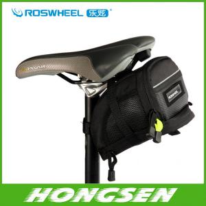 Free shipping Bicycle bike Bag Saddle Back Seat Tail Bike Bag Pouch Basket Velcro straps M