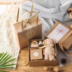 Rigid Cardboard Gift Packaging Box Square Hollowed Diamond Frosted Hand Candy