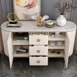 Rock Plate Modern Luxury Sideboard Cabinets Multifunctional Metal Locker Storage