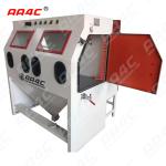 20W Electric Industrial Sandblast Cabinet With Dual Station Double Location