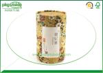Food Grade Paper Cylinder Containers , High End Cardboard Cylinder Packaging