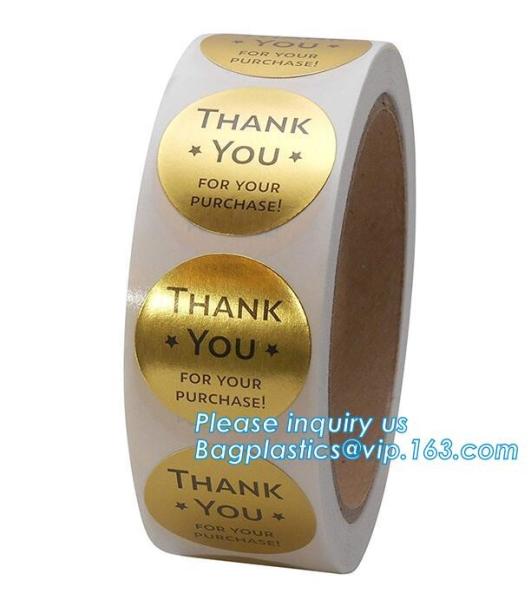 Custom foil sticker high quality gold self-adhesive foil vinyl sticker,Self