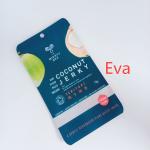 Mylar Zipper Custom Printed Snack Bags Pure Plastic For Coconut Jerk / Dried