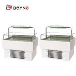 Double Sided Open Cake Display Case One Floor Display Freezer