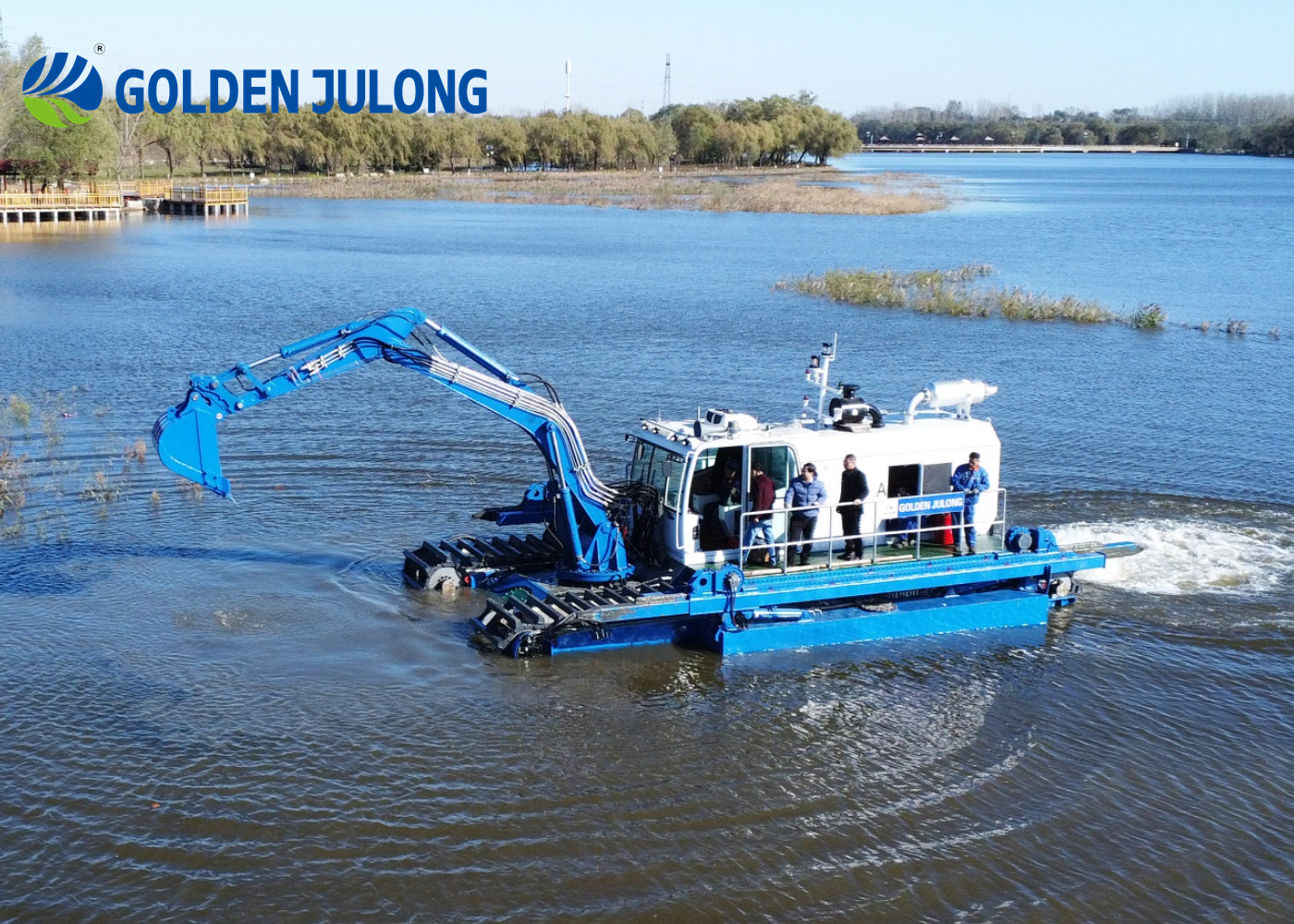 JLAME450 Amphibious Dredger Crawler Type with Multi Functions