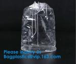 PVC Transparent Drawstring Bag For Sports Cloth,Promotional Transparent PVC