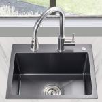 22 x 18 Inch SUS304 Topmount Single Bowl Stainless Kitchen Sink