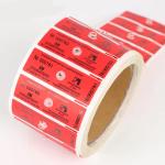 Russia Water Meter Magnetic Security Labels For Security Stickers