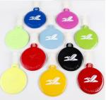 PU Leather Material Personalized Travel Luggage Tags For Kids