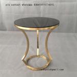 simple modern style metal furniture stainless steel base coffee table