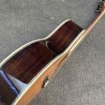 Solid Cedar Top OOO Body Ebony Fingerboard Classic Folk Acoustic Guitar with