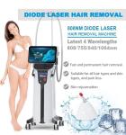 Customizable Fluence Diode Laser Hair Removal Machine 1200W Power