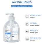 Hospital Grade Waterless Hand Sanitizer With Alcohol CE FDA Certificated
